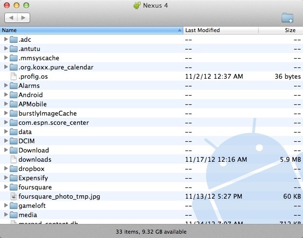Manual transfer files on a mac on flash drive